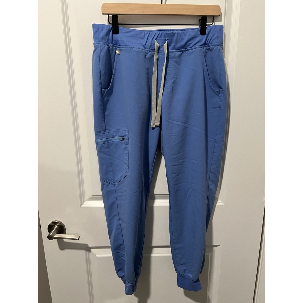 FIGS Ciel Blue Women Zamora Joggers Size Medium Petite Nurse‎ Doctor Vet Medical